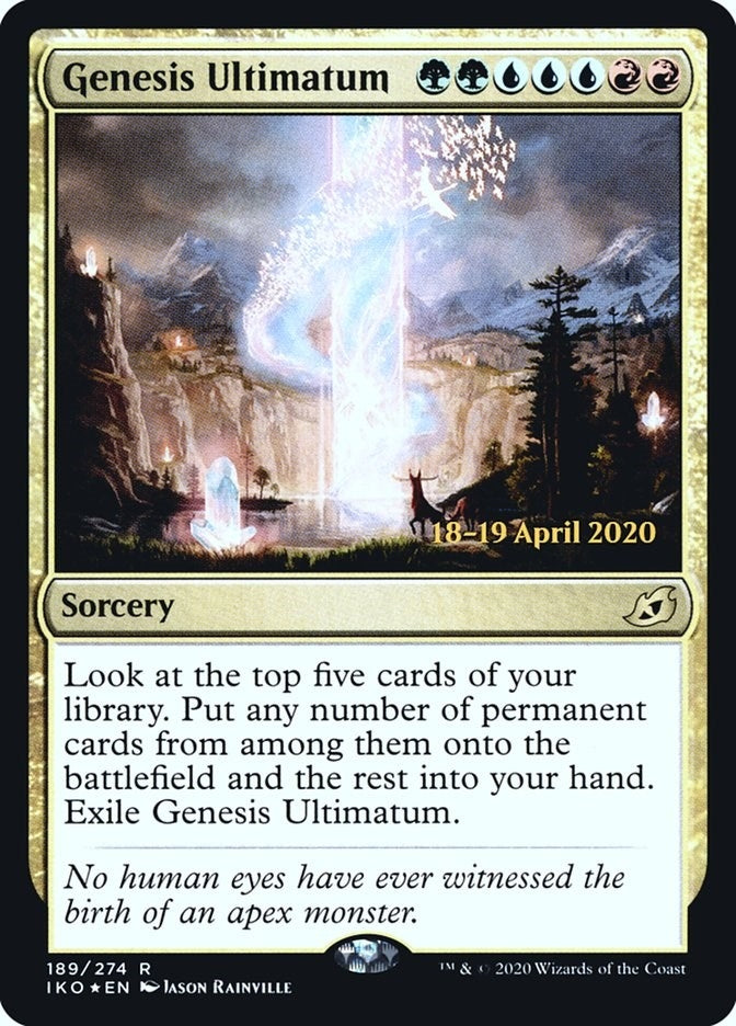 Image for Genesis Ultimatum (189) [Prerelease Cards] - Magic: The Gathering