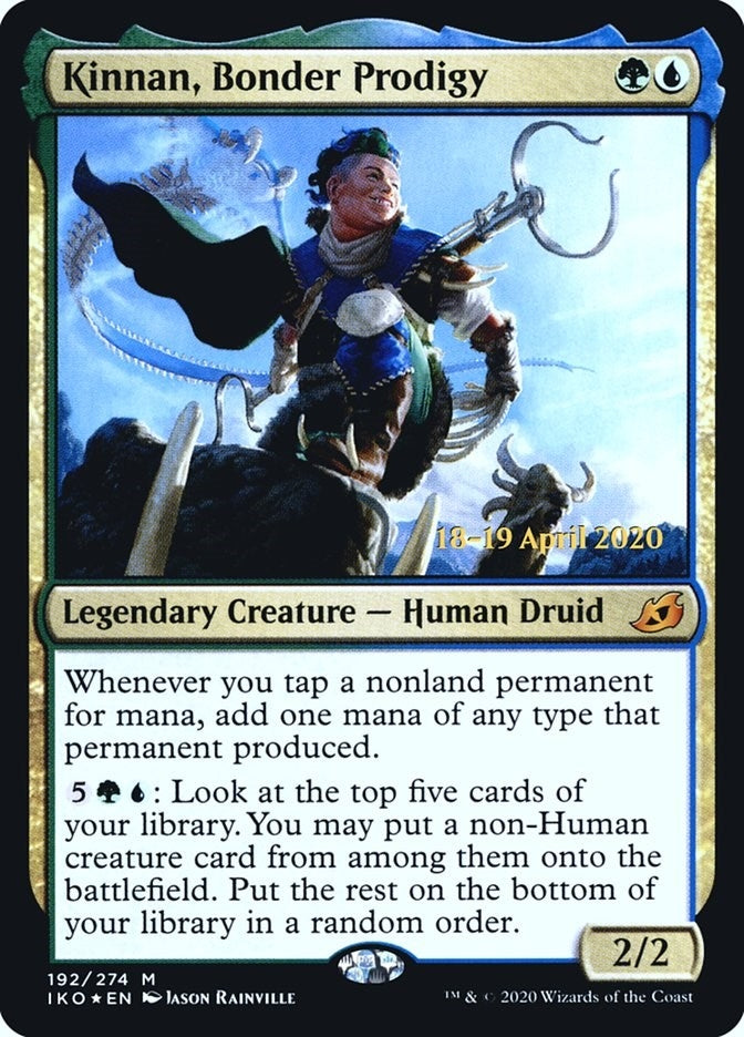 Image for Kinnan, Bonder Prodigy (192) [Prerelease Cards] - Magic: The Gathering