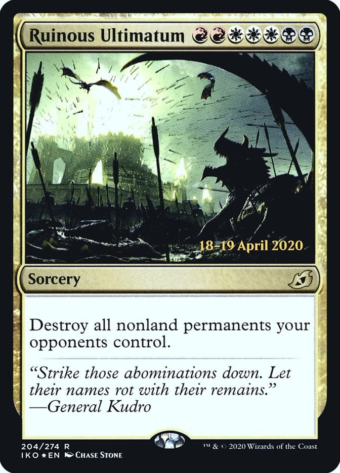 Image for Ruinous Ultimatum (204) [Prerelease Cards] - Magic: The Gathering