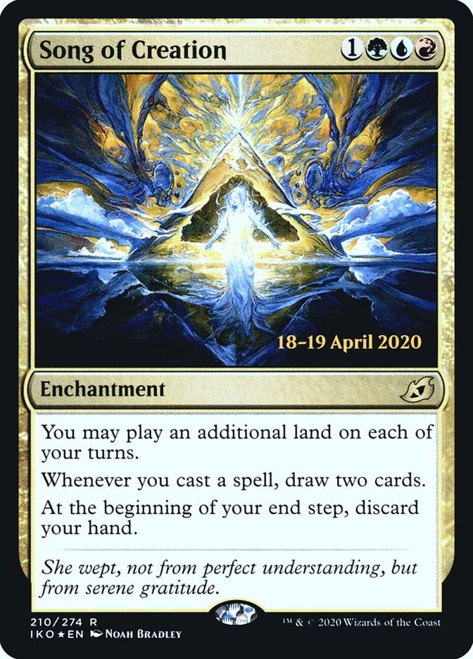Image for Song of Creation (210) [Prerelease Cards] - Magic: The Gathering