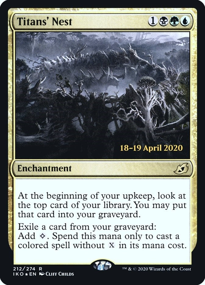 Image for Titans' Nest (212) [Prerelease Cards] - Magic: The Gathering