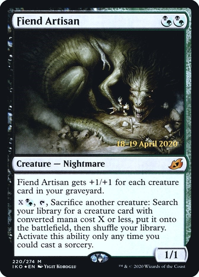 Image for Fiend Artisan (220) [Prerelease Cards] - Magic: The Gathering
