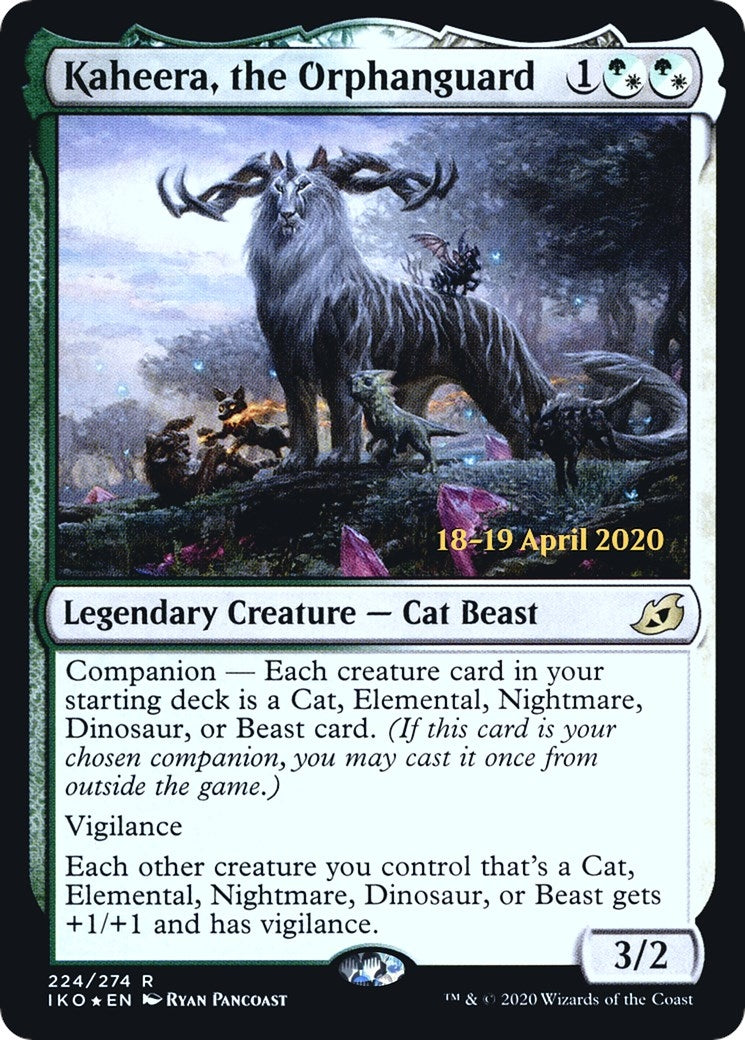 Image for Kaheera, the Orphanguard (224) [Prerelease Cards] - Magic: The Gathering