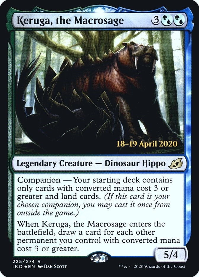 Image for Keruga, the Macrosage (225) [Prerelease Cards] - Magic: The Gathering