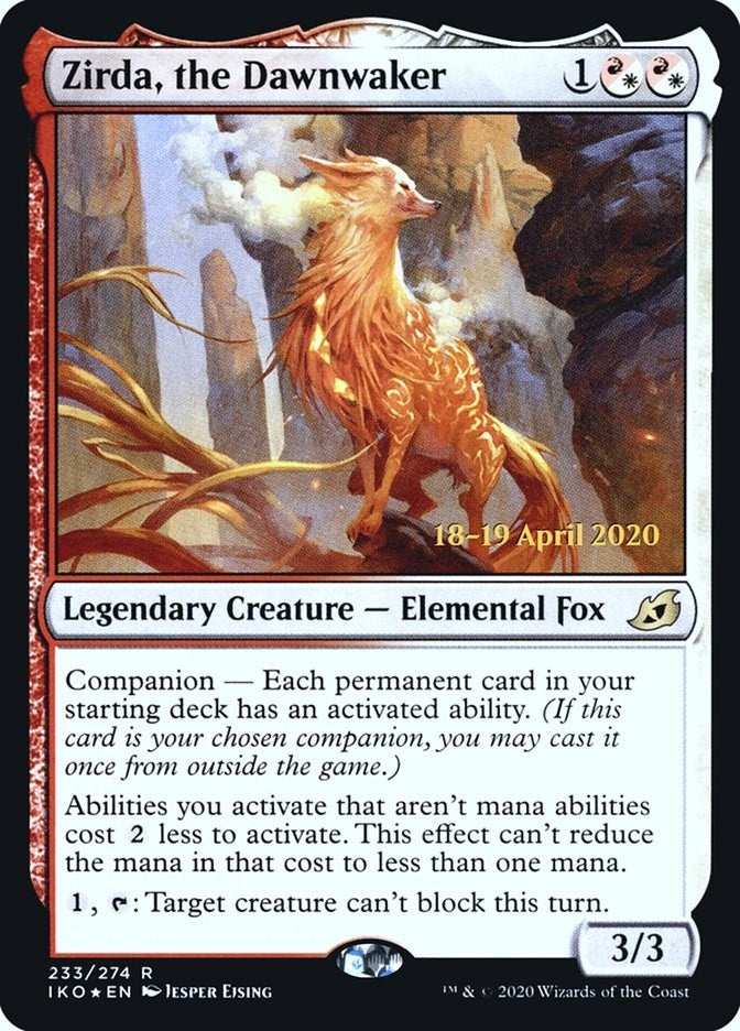 Image for Zirda, the Dawnwaker (233) [Prerelease Cards] - Magic: The Gathering