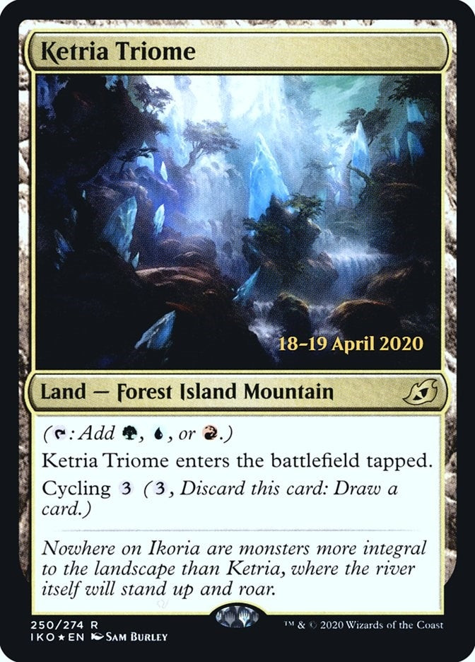 Image for Ketria Triome (250) [Prerelease Cards] - Magic: The Gathering