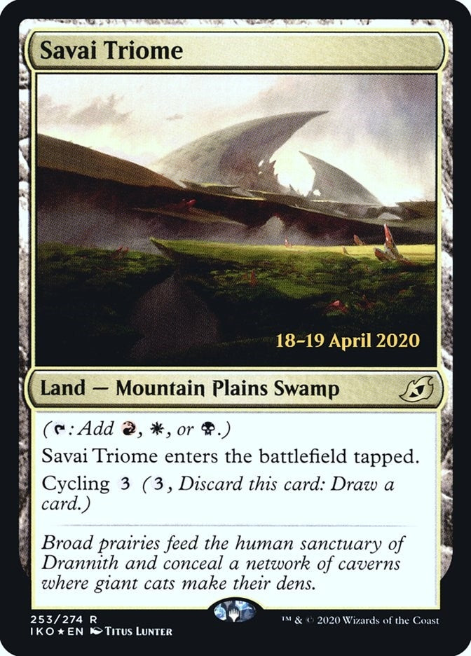Savai Triome (253) [Prerelease Cards]