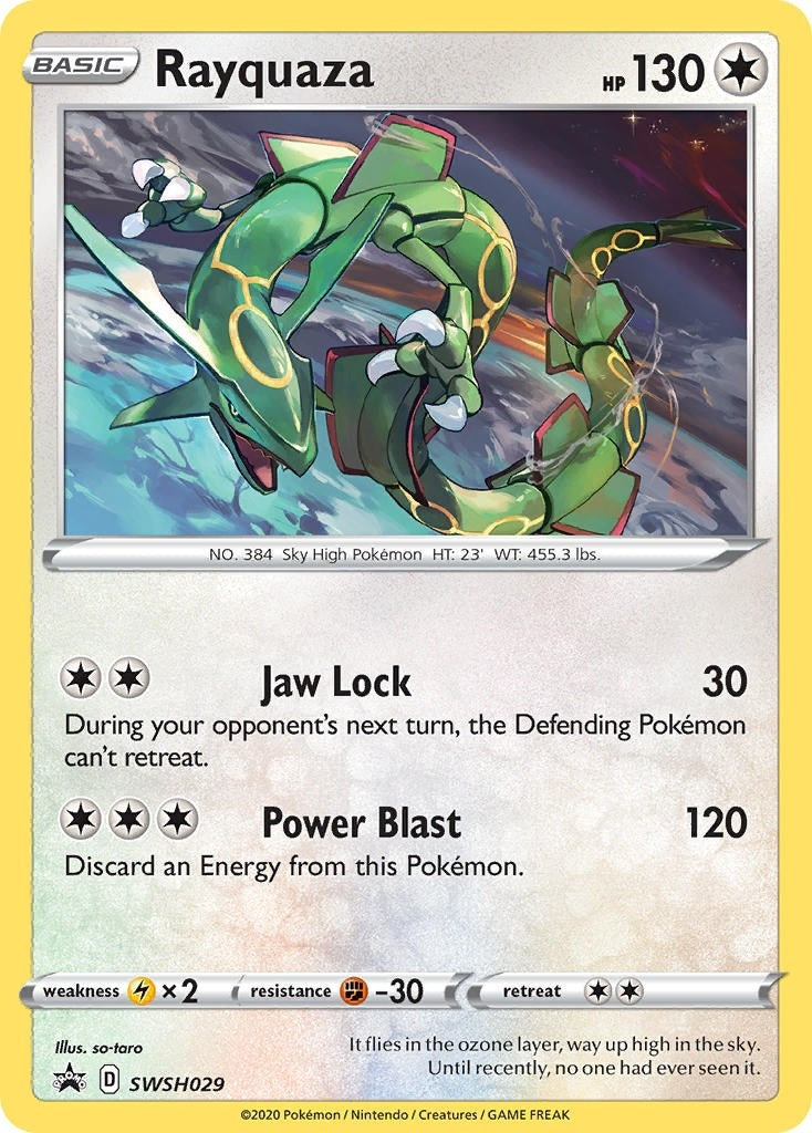 Image for Rayquaza - SWSH029 (SWSH029) [SWSH: Sword & Shield Promo Cards] - Pokemon