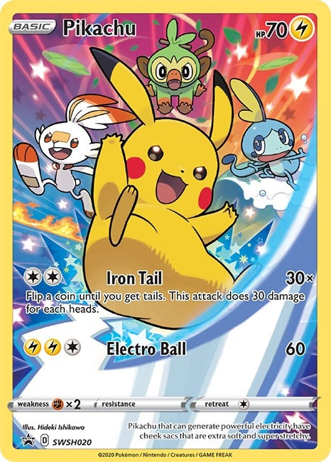 Image for Pikachu - SWSH020 (SWSH020) [SWSH: Sword & Shield Promo Cards] - Pokemon