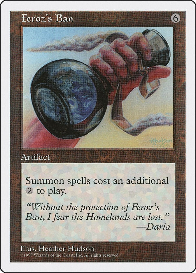 Image for Feroz's Ban [Fifth Edition] - Magic: The Gathering