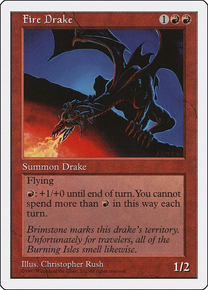 Image for Fire Drake [Fifth Edition] - Magic: The Gathering