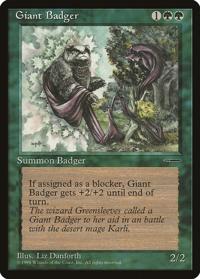 Image for Giant Badger [Media Promos] - Magic: The Gathering