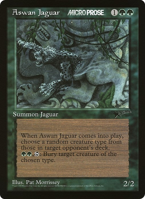 Image for Aswan Jaguar (MicroProse) [Oversize Cards] - Magic: The Gathering