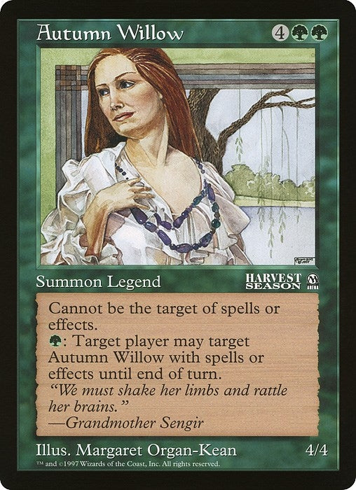 Image for Autumn Willow (Arena League) [Oversize Cards] - Magic: The Gathering