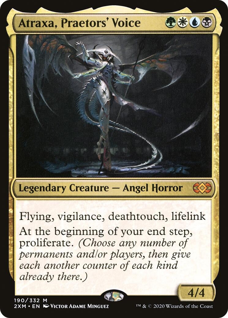 Image for Atraxa, Praetors' Voice (190) [Double Masters] - Magic: The Gathering
