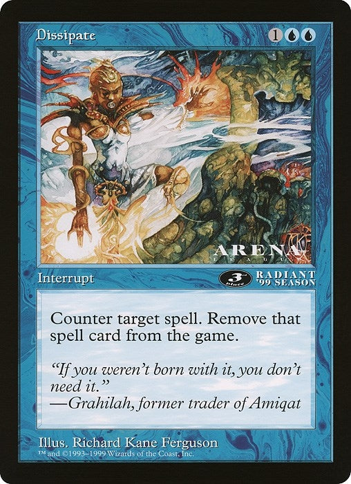 Image for Dissipate (3rd Place) (Arena League) [Oversize Cards] - Magic: The Gathering