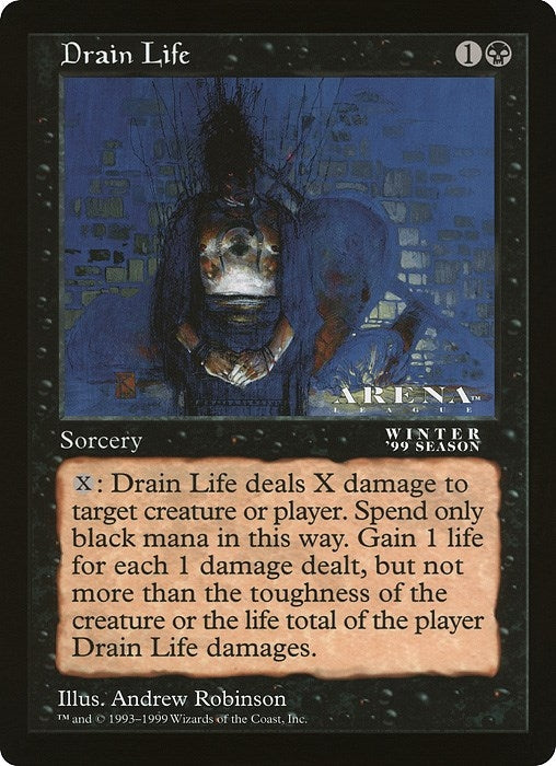 Image for Drain Life (Arena League) [Oversize Cards] - Magic: The Gathering