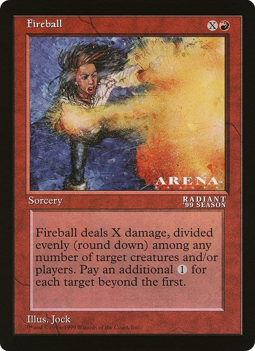 Image for Fireball (Arena League) [Oversize Cards] - Magic: The Gathering