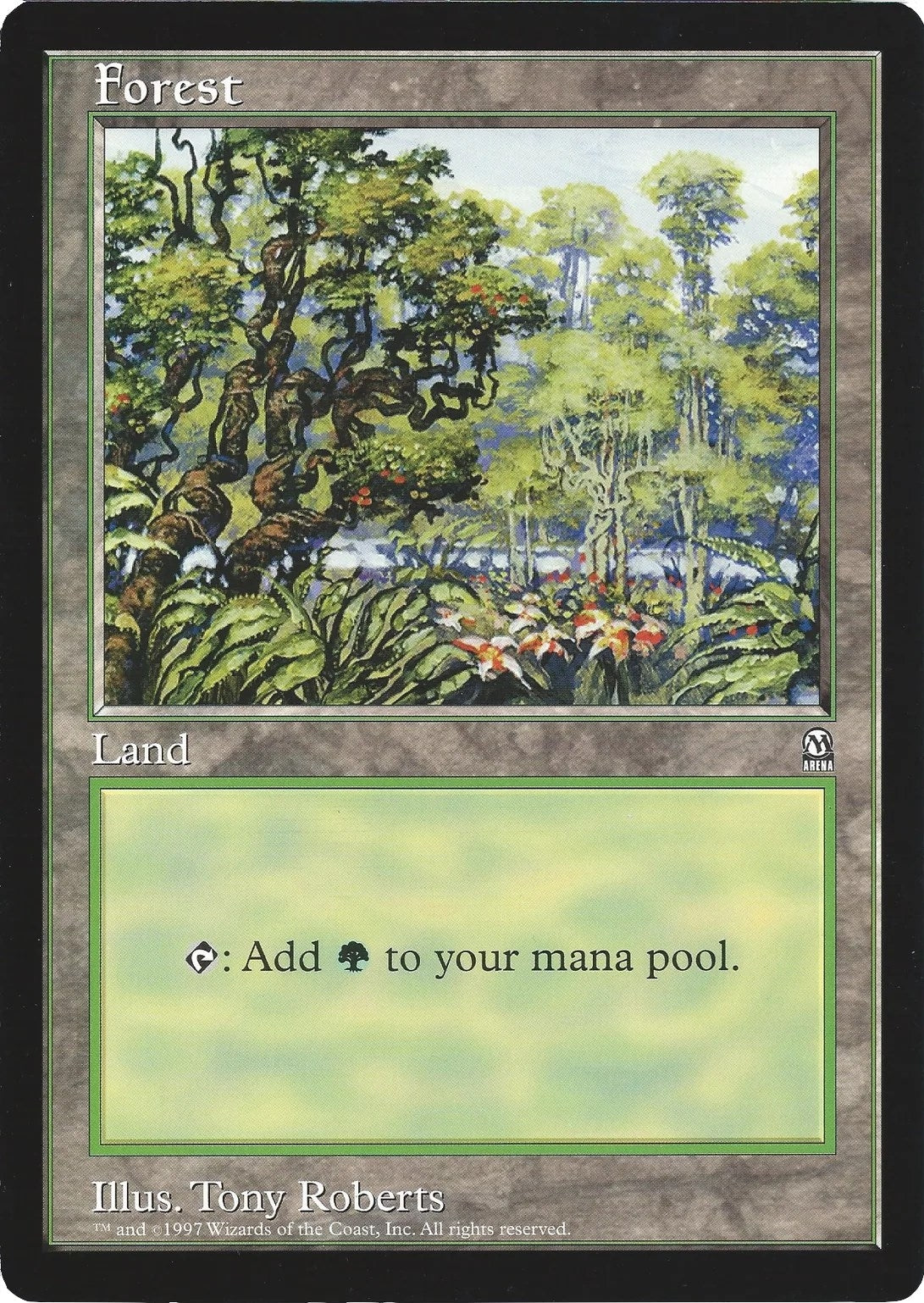 Image for Forest (Arena League) [Oversize Cards] - Magic: The Gathering