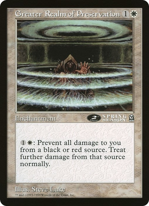 Image for Greater Realm of Preservation (2nd Place) (Arena League) [Oversize Cards] - Magic: The Gathering