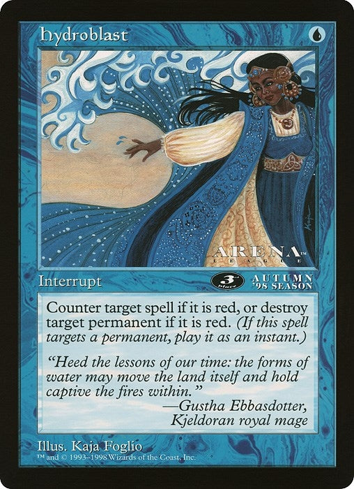 Image for Hydroblast (3rd Place) (Arena League) [Oversize Cards] - Magic: The Gathering