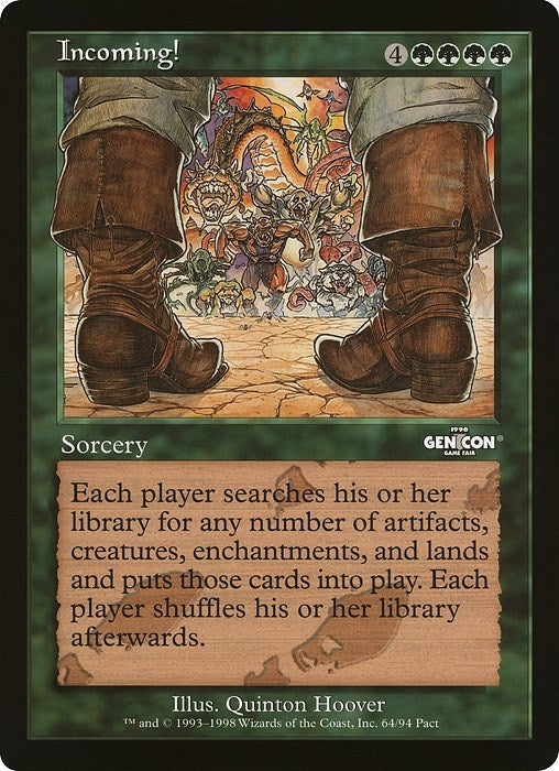 Image for Incoming! (Arena League) [Oversize Cards] - Magic: The Gathering