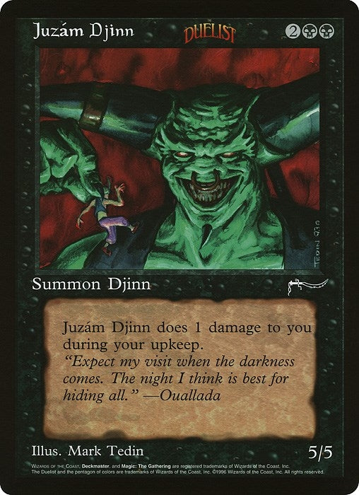Image for Juzam Djinn (Arena League) [Oversize Cards] - Magic: The Gathering