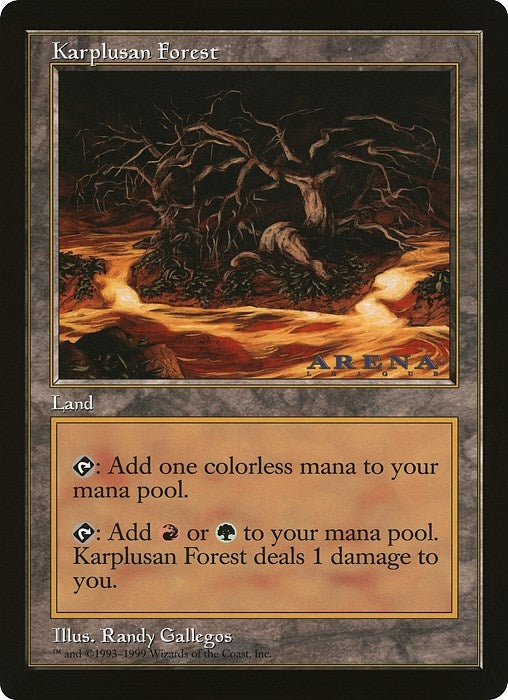 Image for Karplusan Forest (Arena League) [Oversize Cards] - Magic: The Gathering