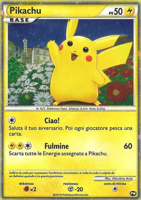 Image for Pikachu (Italian) (PW 2) [Pikachu World Collection Promos] - Pokemon