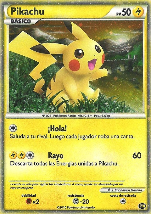 Image for Pikachu (Spanish) (PW 4) [Pikachu World Collection Promos] - Pokemon