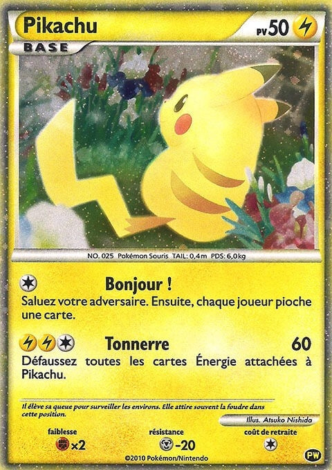 Image for Pikachu (French) (PW 7) [Pikachu World Collection Promos] - Pokemon