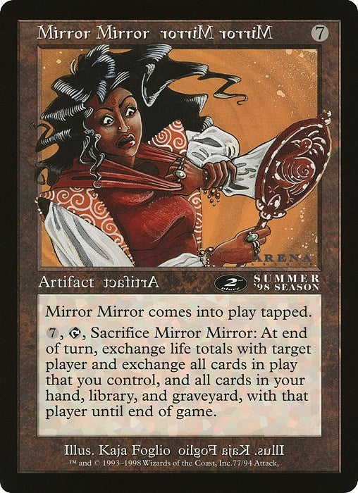 Image for Mirror Mirror (2nd Place) (Arena League) (77) [Oversize Cards] - Magic: The Gathering