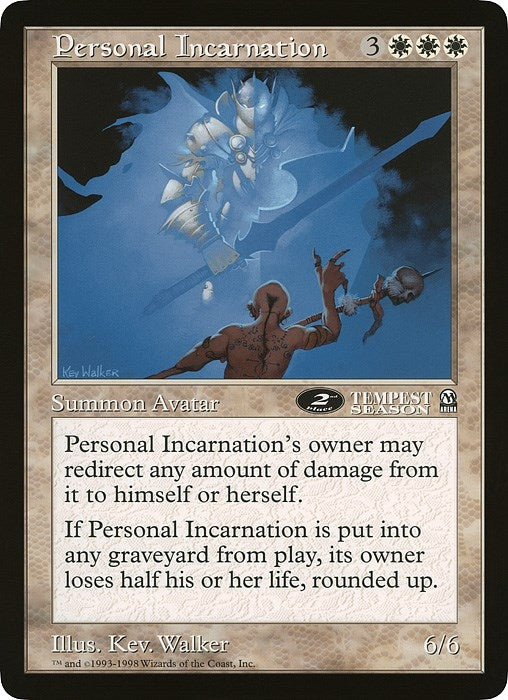 Image for Personal Incarnation (2nd Place) (Arena League) [Oversize Cards] - Magic: The Gathering