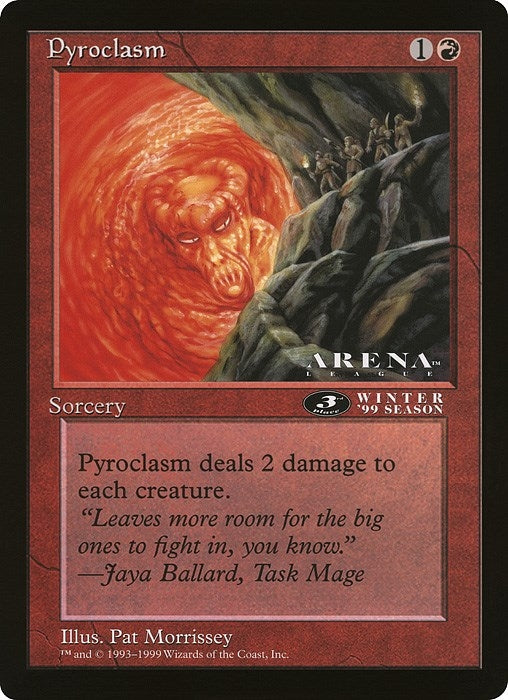 Image for Pyroclasm (3rd Place) (Arena League) [Oversize Cards] - Magic: The Gathering