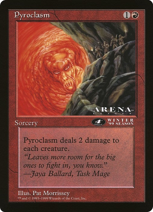 Image for Pyroclasm (4th Place) (Arena League) [Oversize Cards] - Magic: The Gathering