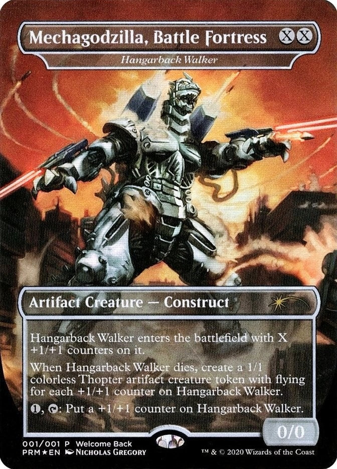 Image for Mechagodzilla, Battle Fortress - Hangarback Walker (Welcome Back Promo) (1) [Unique and Miscellaneous Promos] - Magic: The Gathering