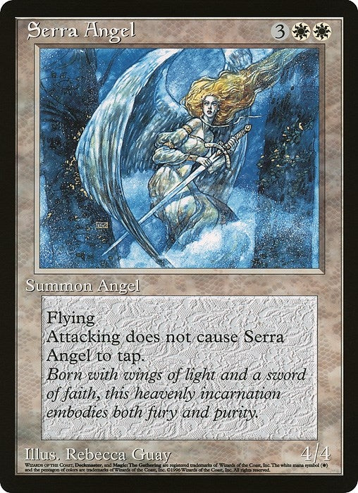 Image for Serra Angel (Comic Insert) [Oversize Cards] - Magic: The Gathering