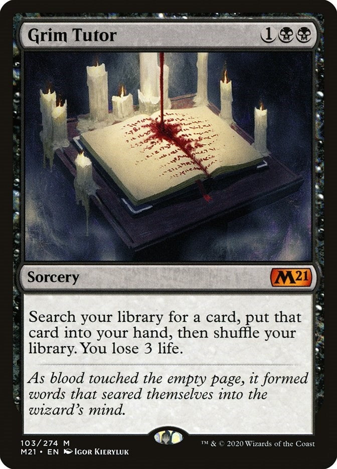 Image for Grim Tutor (103) [Core Set 2021] - Magic: The Gathering