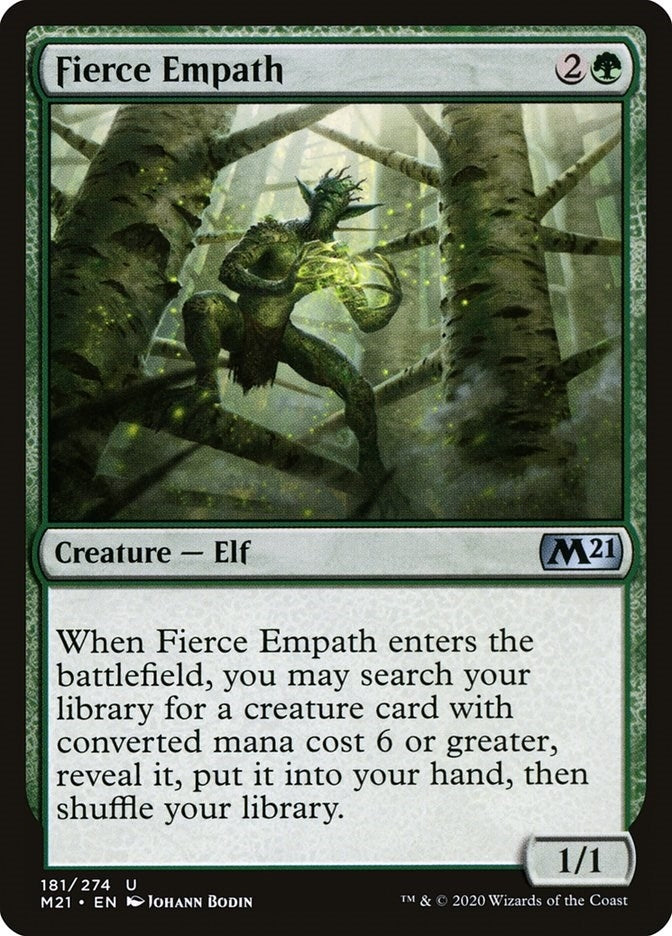 Image for Fierce Empath (181) [Core Set 2021] - Magic: The Gathering
