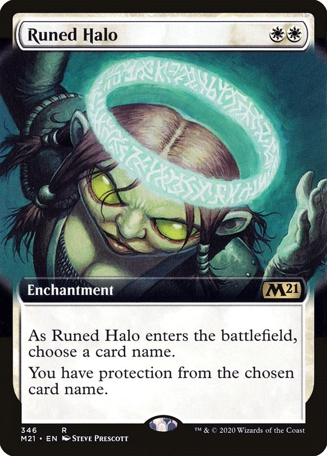 Image for Runed Halo (Extended Art) (346) [Core Set 2021] - Magic: The Gathering