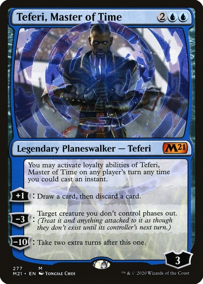Image for Teferi, Master of Time (277) (277) [Core Set 2021] - Magic: The Gathering