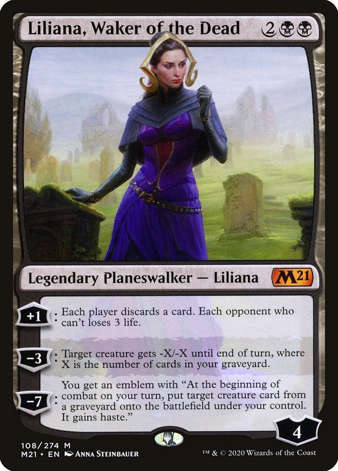 Image for Liliana, Waker of the Dead (108) [Core Set 2021] - Magic: The Gathering