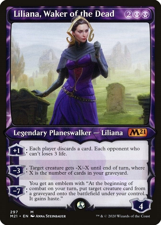 Image for Liliana, Waker of the Dead (Showcase) (297) [Core Set 2021] - Magic: The Gathering