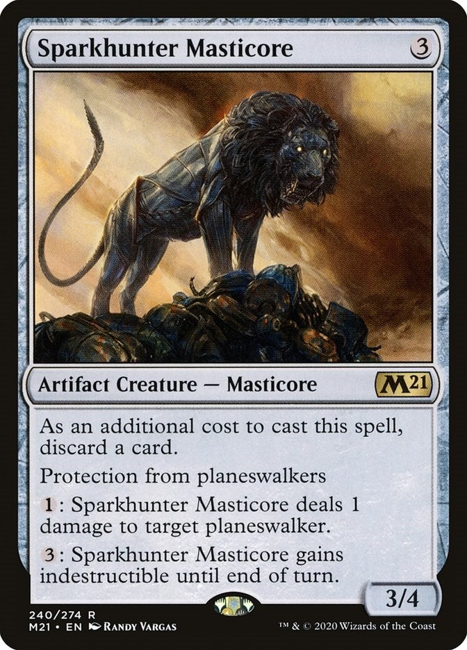 Image for Sparkhunter Masticore (240) [Core Set 2021] - Magic: The Gathering