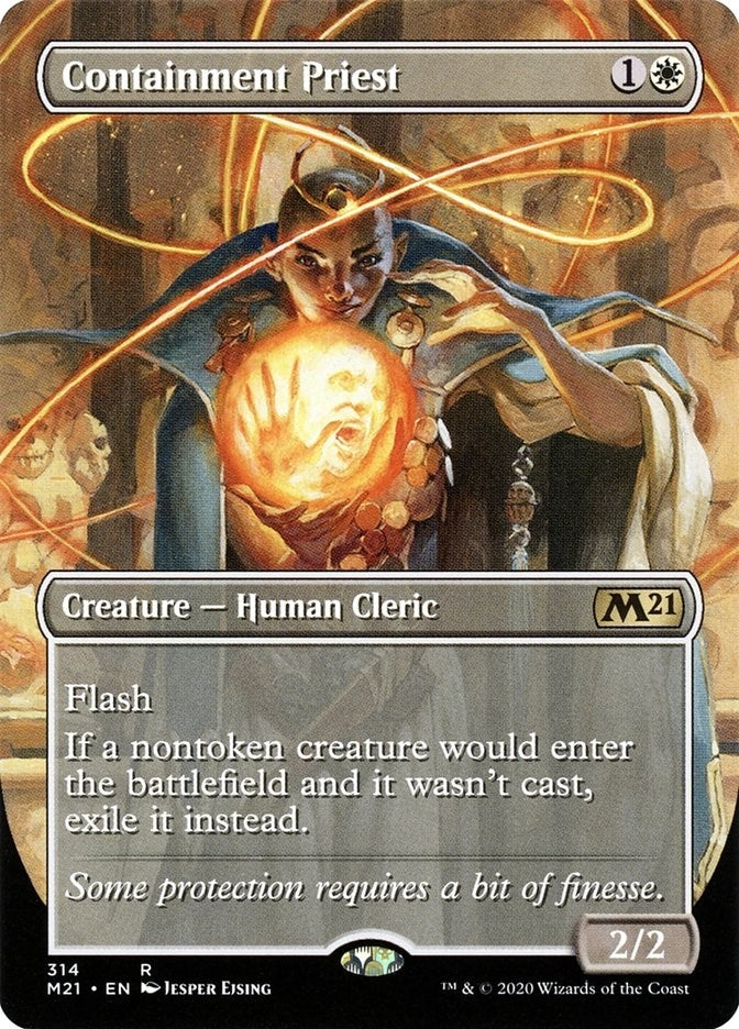Image for Containment Priest (Alternate Art) (314) [Core Set 2021] - Magic: The Gathering