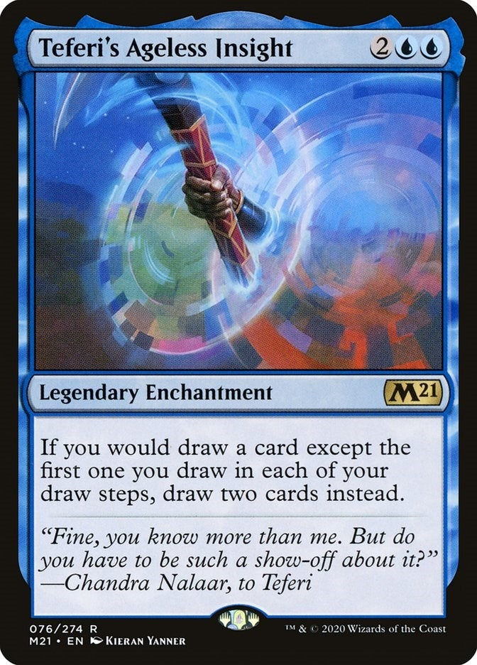 Image for Teferi's Ageless Insight (76) [Core Set 2021] - Magic: The Gathering