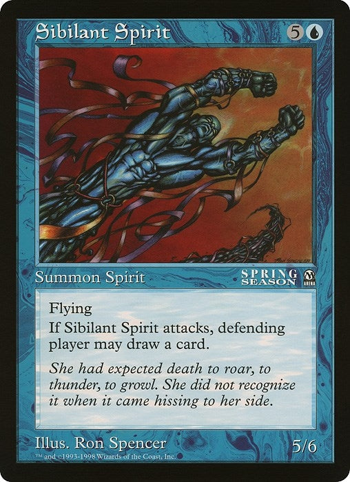 Image for Sibilant Spirit (Arena League) [Oversize Cards] - Magic: The Gathering