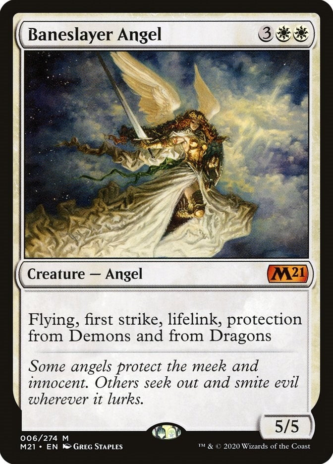Image for Baneslayer Angel (6) [Core Set 2021] - Magic: The Gathering