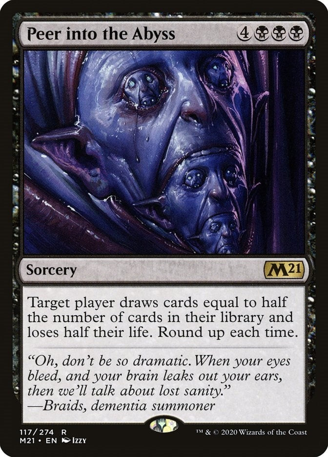 Image for Peer into the Abyss (117) [Core Set 2021] - Magic: The Gathering