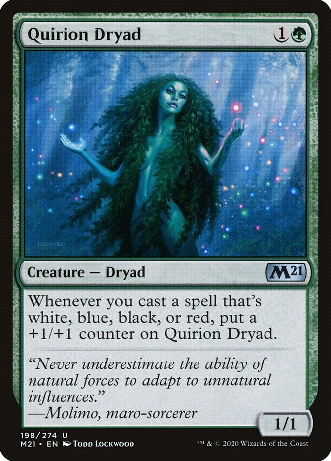 Image for Quirion Dryad (198) [Core Set 2021] - Magic: The Gathering
